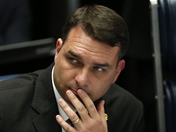 ARCHIV - Flavio Bolsonaro, Sohn des brasilianischen Pr