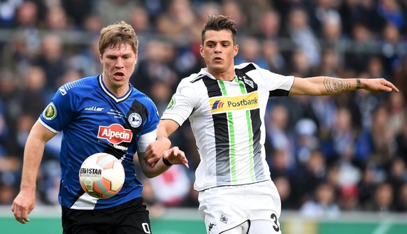 Xhaka und Gladbach müssen im Pokal-Viertelfinale die Segel streichen.