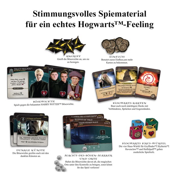 Spielmaterial Harry Potter Kampf um Hogwarts