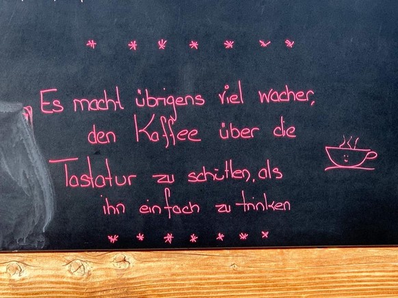 OMG! Diese 14 Schock-Bilder machen dich wacher als Kaffee
Auf der Alp Languard gelesen...
ЁЯШЖЁЯдгЁЯШВ

Wetten dass?
ЁЯШ┤ЁЯШ│ЁЯШм