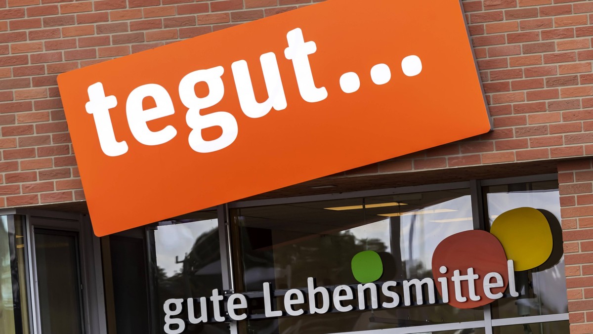 Tegut Supermarkt in Ellwangen. // 23.07.2024: Ellwangen Jagst, Baden-W