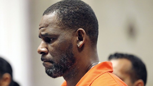 FILE - R. Kelly appears during a hearing at the Leighton Criminal Courthouse in Chicago, Sept. 17, 2019. R&amp;B legend R. Kelly is entering another phase of his well-publicized downward spiral with a ...