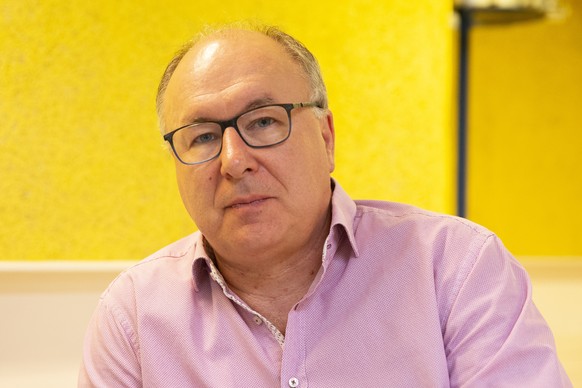 Contributeur du Manifeste 2020 Pierre-Yves Maillard, president de l�Union syndicale suisse, participe a la conference de presse de presentation du Manifeste 2020, ce mercredi 24 juin 2020 a Geneve. Le ...