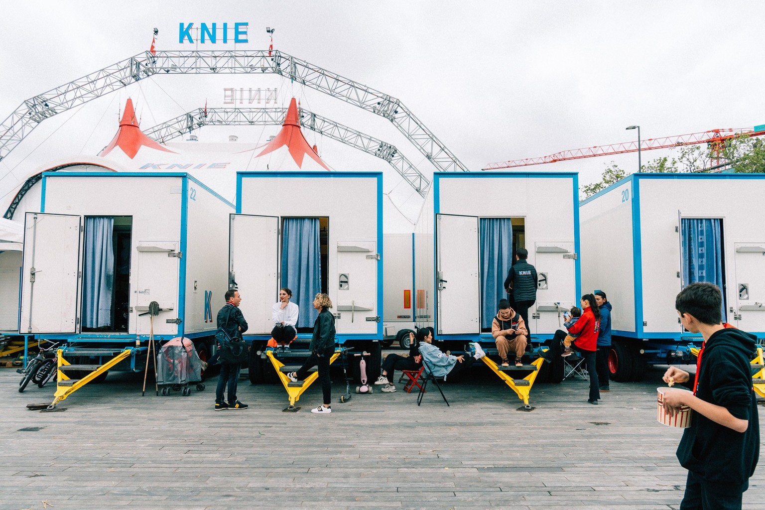 Fotostory im Zirkus Knie auf dem Sechseläutenplatz in Zürich am 24. Mai 2023.