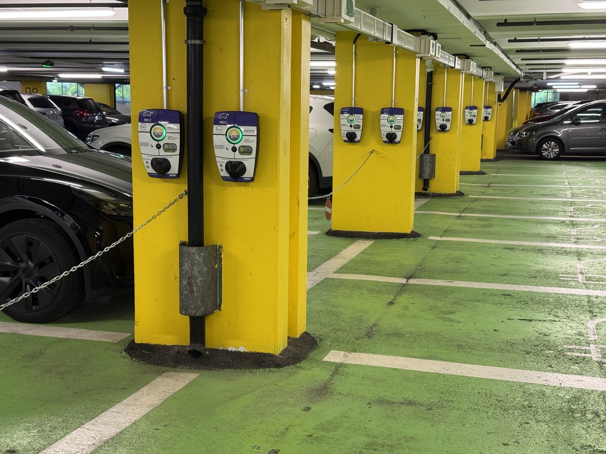 Ladestationen Parking Balexert Genf