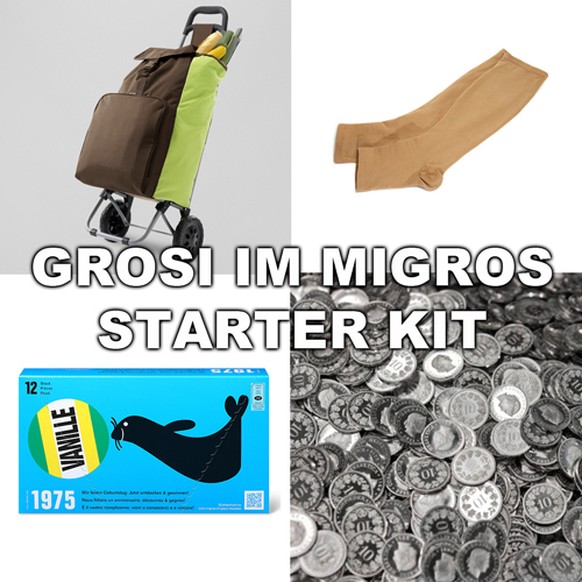 Vorurteile Hurra! Â«Chum HBÂ» und weitere Starter-Kits, die unsere Mitmenschen perfekt beschreiben
Grosis im Migros :)