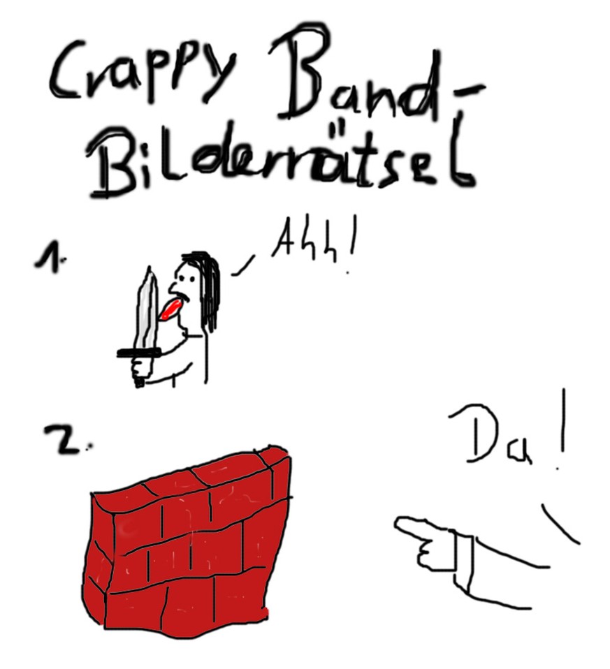 Bilderrätsel für zwischendurch: Welche Bands werden hier gesucht?