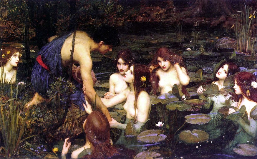 John William Waterhouse «Hylas und die Nymphen», 1896.