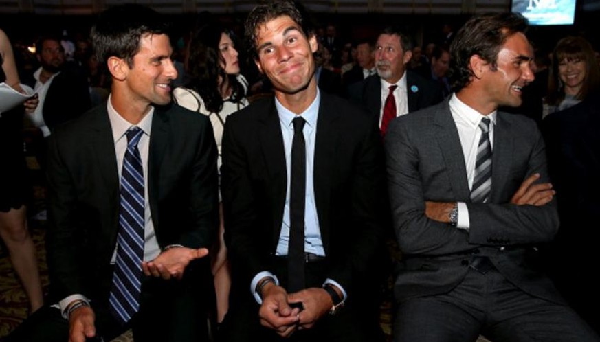 Neben Federer und Nadal spielte Djokovic lange nur die dritte Geige.