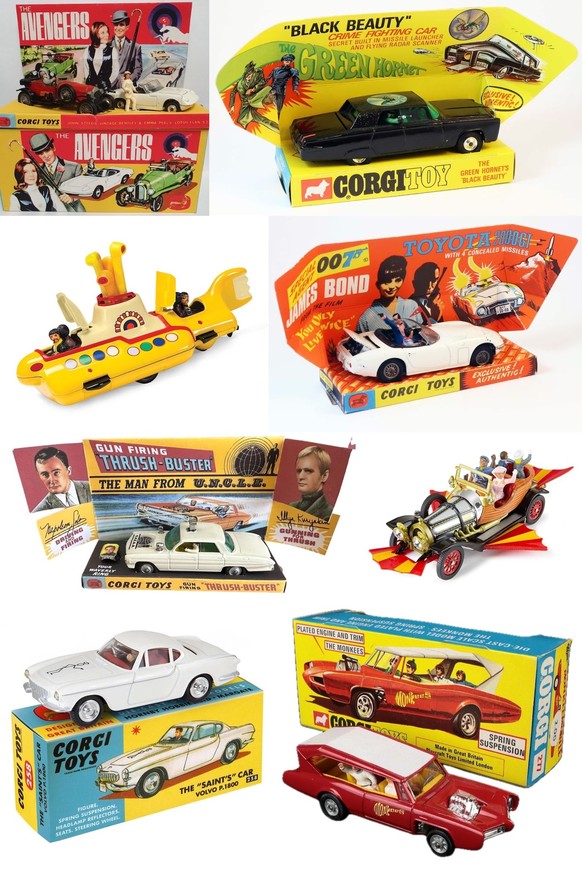 Corgi Toys Film and TV Cars - 1960s