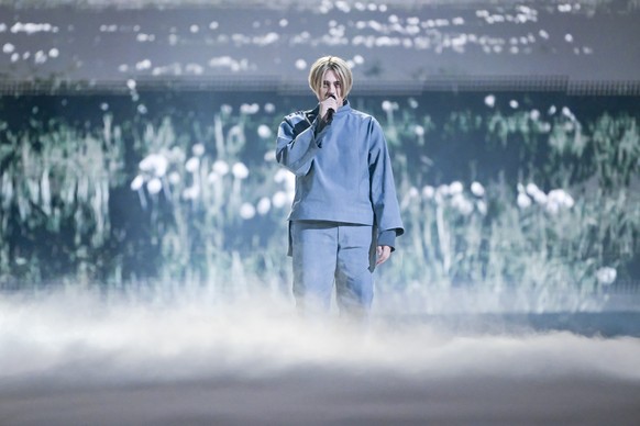 epa12100699 Lithuania&#039;s Katarsis perform the song &quot;Tavo Akys&quot; during the dress rehearsal for the second semi-final of the 69th Eurovision Song Contest (ESC) in Basel, Switzerland, 14 Ma ...