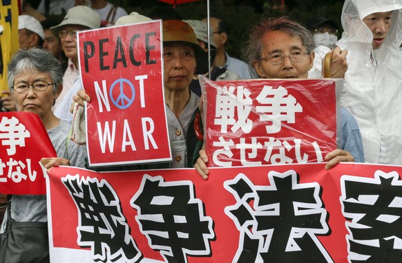 Proteste in Tokio.