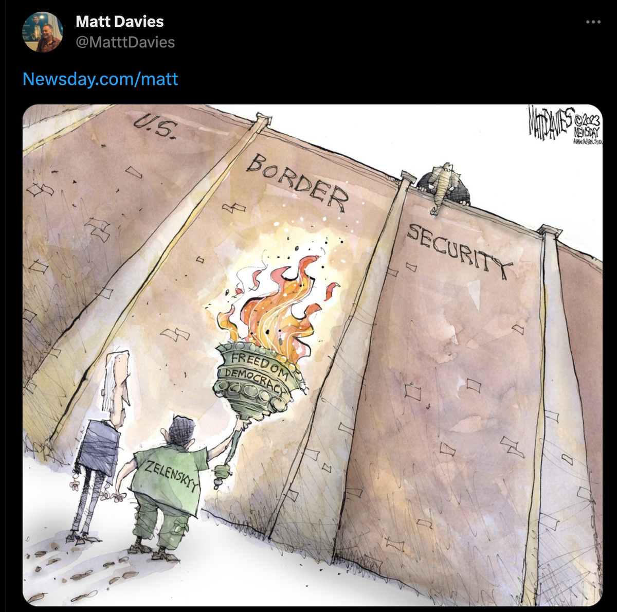 Karikatur zum Ukraine-Krieg