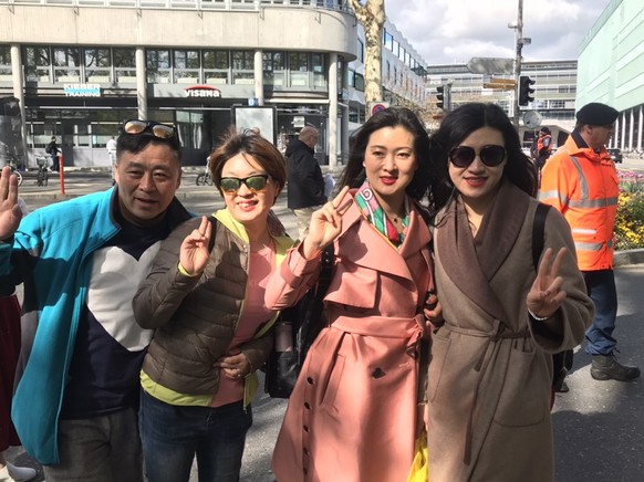 luzern chinesische touristen chinese tourists jeunesse global 13. mai lucerne