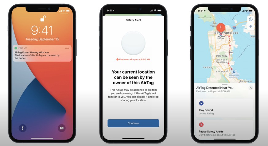 Apple hat Anti-Stalking-Mechanismen für die AirTags implementiert.