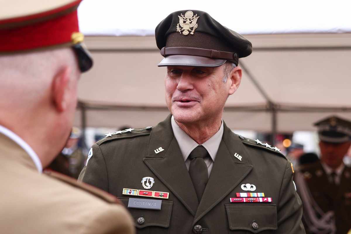Polish Army Celebrations In Krakow Lieutenant General Charles Costanza, Commanding General of V Corps of United States Army, attends military celebrations featuring the Command of the 2nd Polish Corps ...