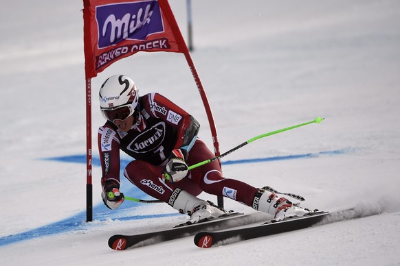 Henrik Kristoffersen fährt heute auf den dritten Rang.&nbsp;