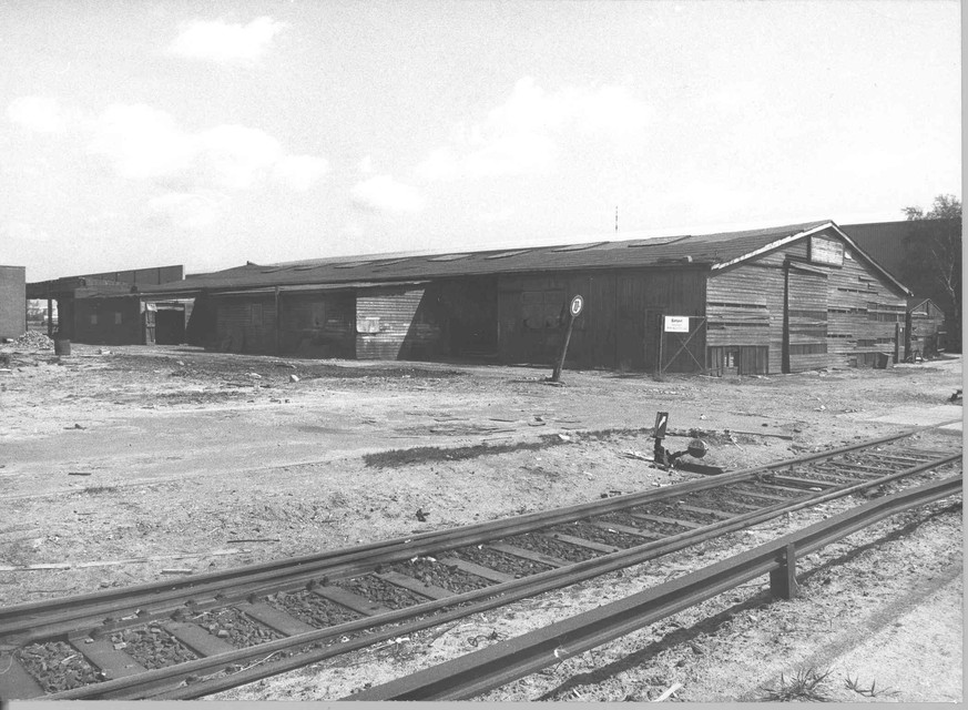 Ehemaliges Aussenlager Tiefstack. Foto: KZ-Gedenkstätte Neuengamme, 1982. (ANg 1982-1826)