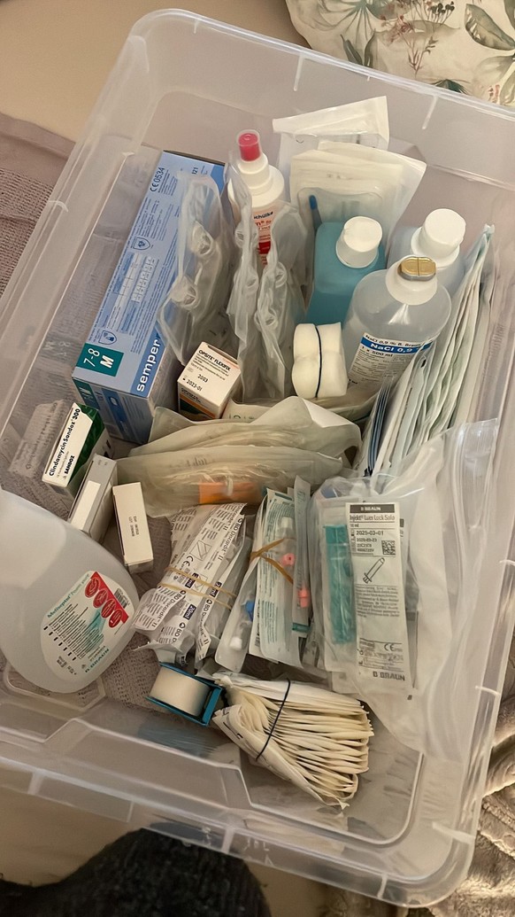 Celine is a registered nurse and brings medical supplies to Turkey.
