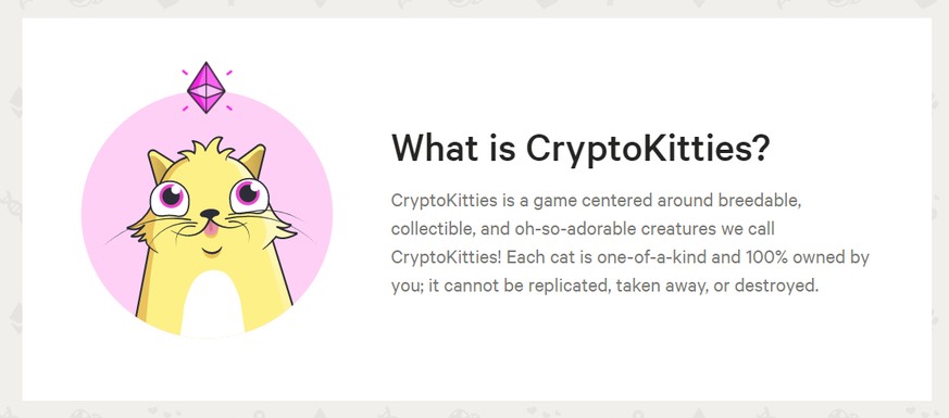 Süss und süchtig machend: Cryptokitties.