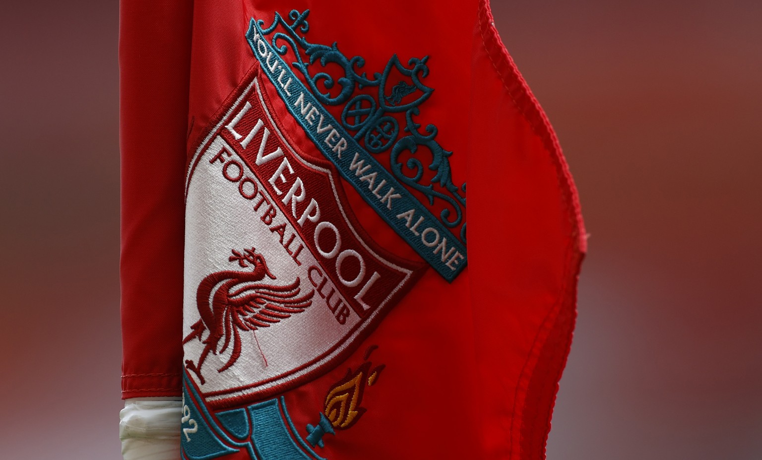 during the English Premier League soccer match between Liverpool and Burnley at Anfield in Liverpool, England, Saturday , July 11, 2020. (Phil Noble/Pool via AP)