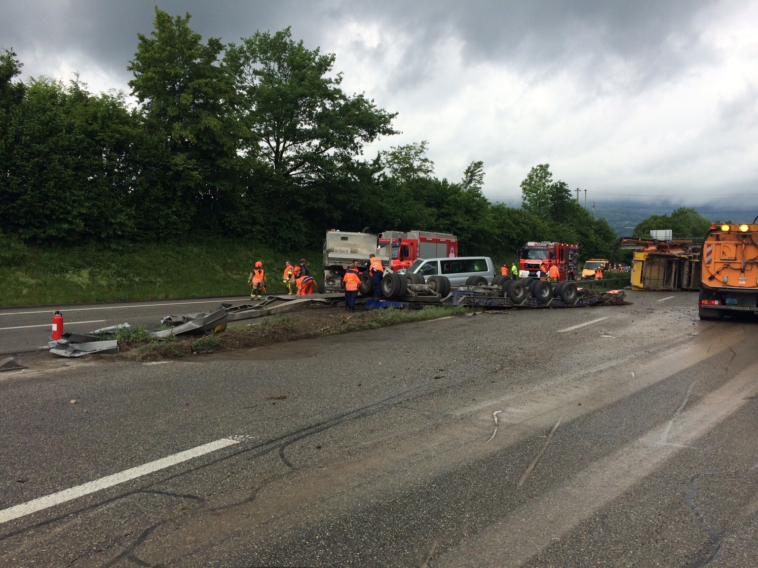 Der Verkehrsunfall vom 27. Mai verursachte Sachschaden in der Höhe von 100'000 Franken.