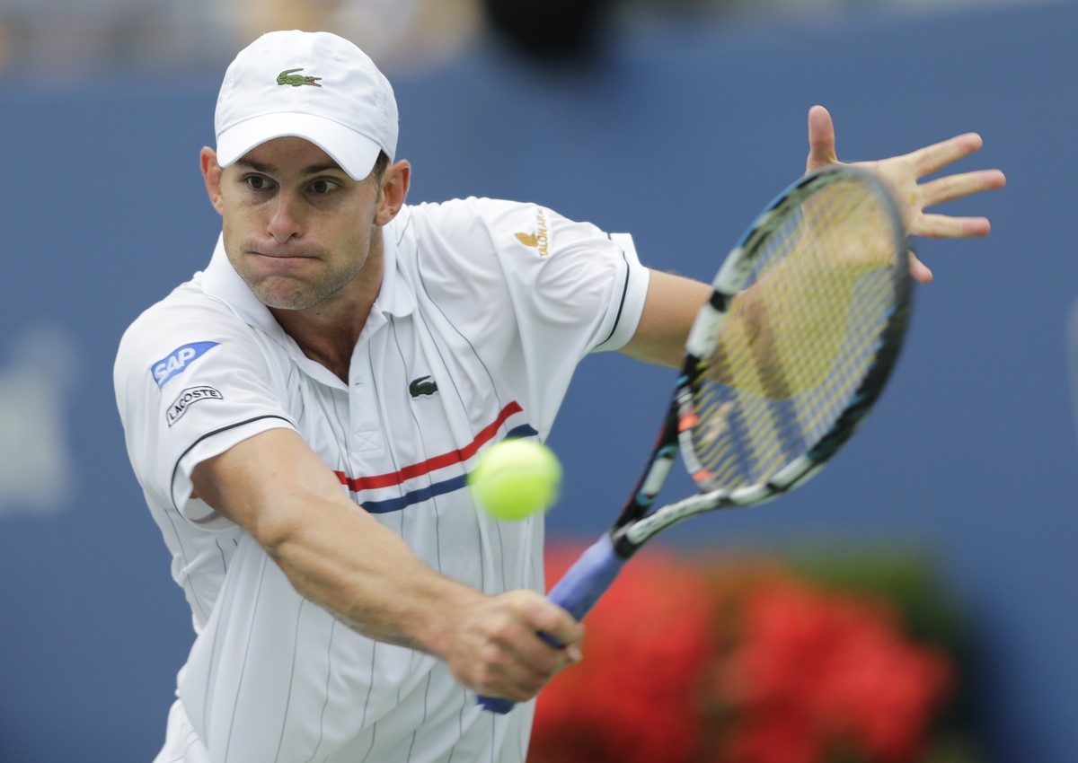 FILE - Andy Roddick returns a shot to Italy's Fabio Fognini in the third round of play at the 2012 US Open tennis tournament, Sept. 2, 2012, in New York. The latest in a series of attempts to hel ...