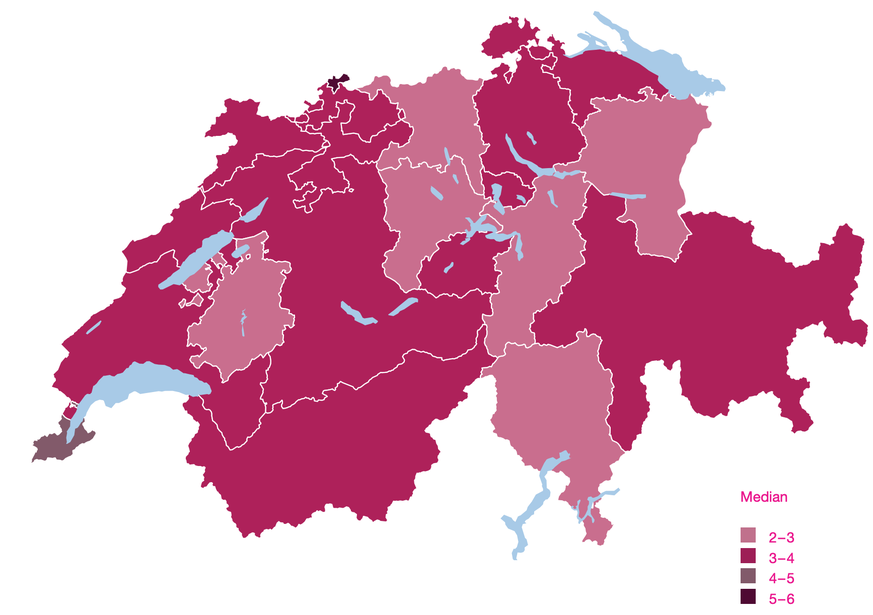 Median der Anzahl Sexualpartner ausserhalb einer festen Beziehung