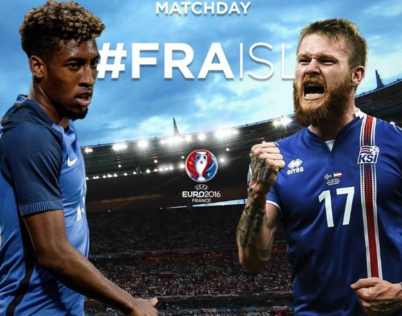 Dieses Duell spaltet heute Abende mein Fussballherz: Frankreich gegen Island.