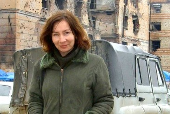 Archivbild von Natalja Estemirova von 2004 in Grozny