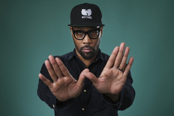 FILE - In this July 26, 2019 file photo, Wu-Tang Clan member RZA poses for a portrait during the Television Critics Association Summer Press Tour in Beverly Hills, California.  RZA will turn 51 on July 5.  (Photo...