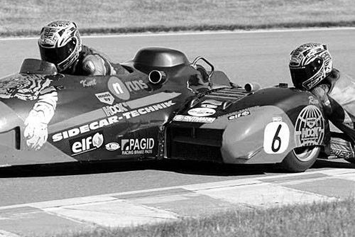 Kurt Hock und Enrico Becker unterwegs.