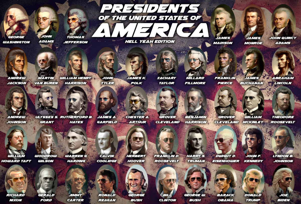 US-Presidents mullet