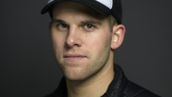 Der Schweizer Skicrosser Marc Bischofberger, aufgenommen im Rahmen einer Pressekonferenz des Verbandes Swiss Ski, am Montag, 11. Dezember 2017, in Arosa. (KEYSTONE/Gian Ehrenzeller)