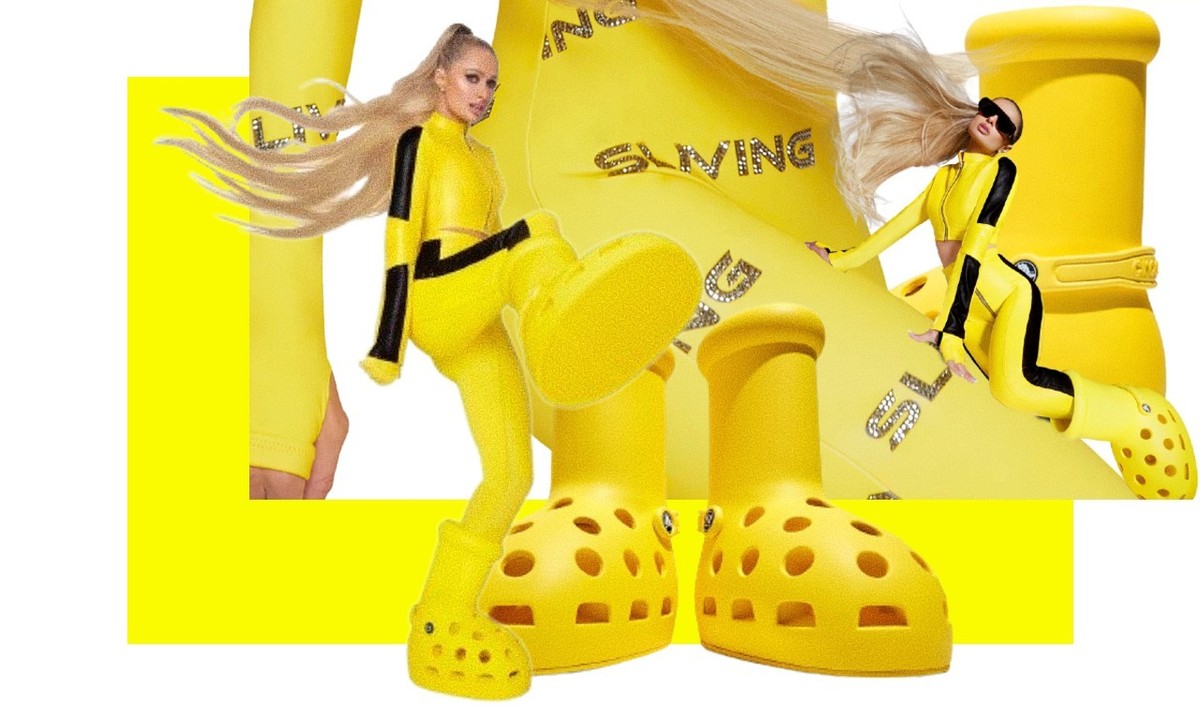 L'icône des années 2000 Paris Hilton est la nouvelle égérie d'une paire de chaussures importables signées MSCHF.