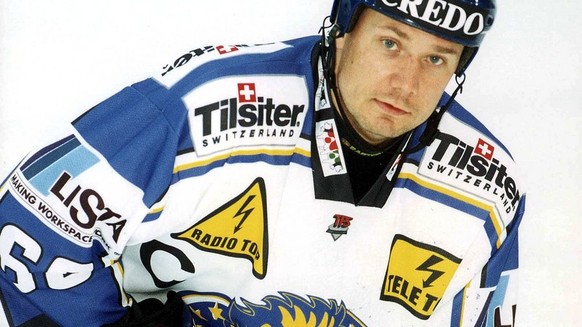 Der schwedische Stuermer des HC Thurgau, Morgan Samuelsson, undatierte Aufnahme. Gemaess einer gemeinsamen Pressemitteilung des ZSC Lions und des HC Thurgau hat sich der ZSC Lions fuer den Rest der Sa ...