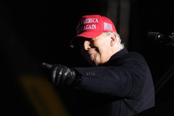 Donald Trump on Thursday in Sioux City.