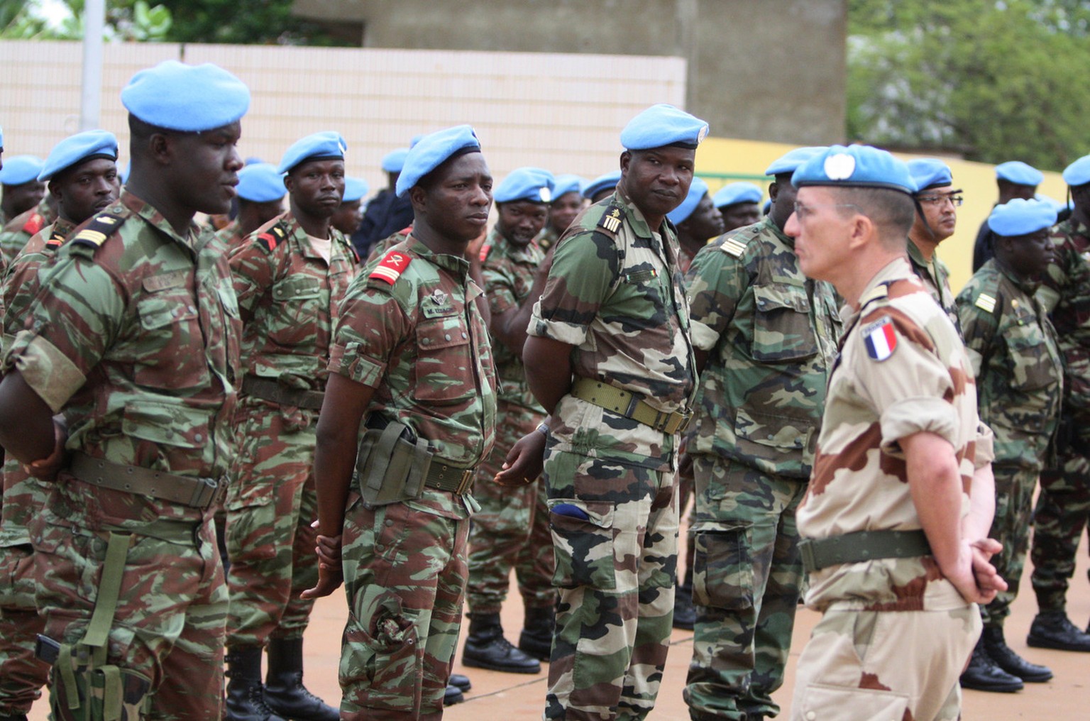 Blauhelm-Soldaten in Mali.