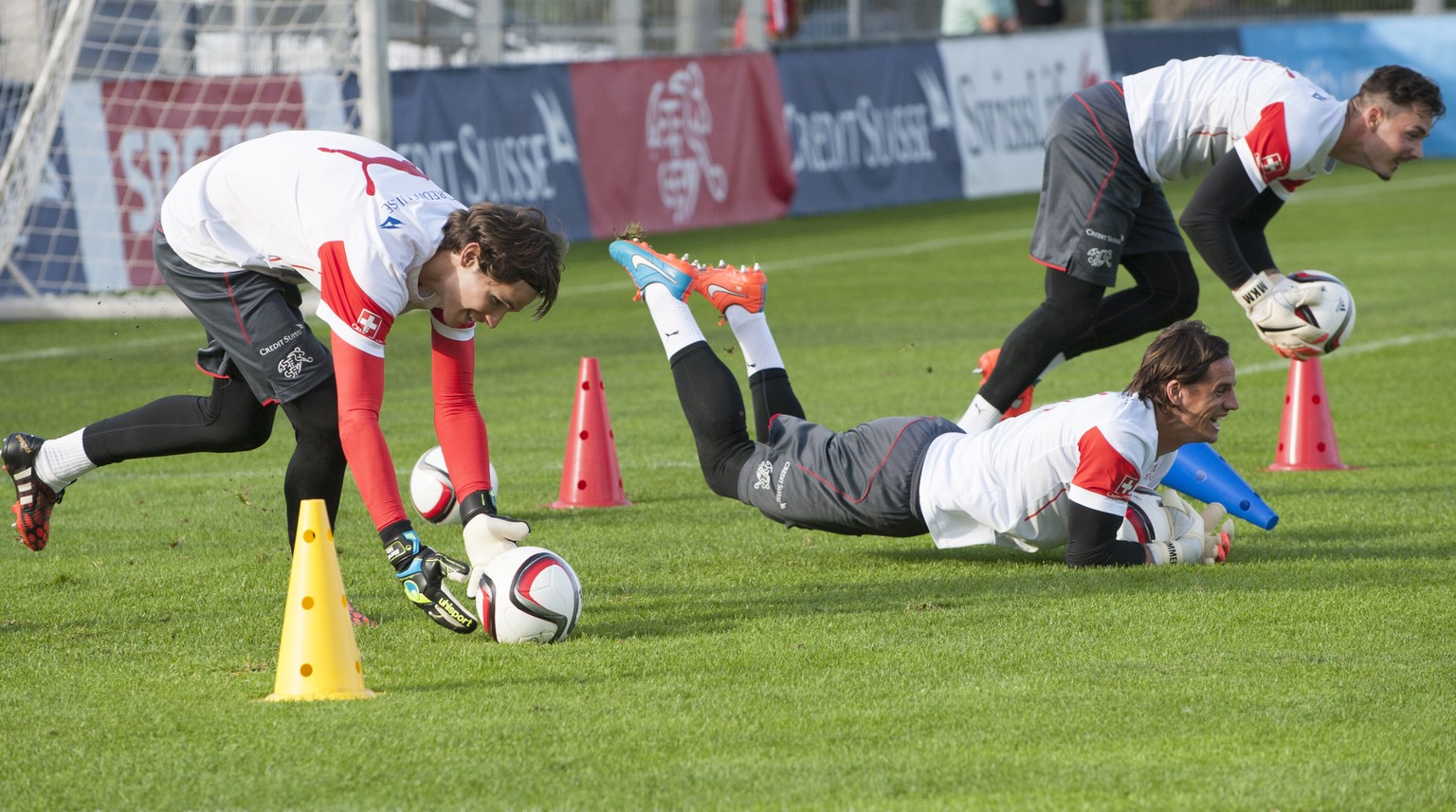 Hitz, Sommer und Bürki spielen in der Bundesliga und bringen dort konstant gute Leistungen.