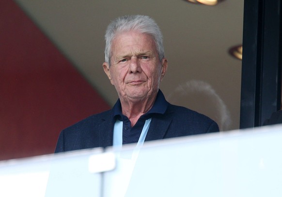 Dietmar Hopp Investor 1899 Hoffenheim im Stadion, 20.05.2023, Fußball, 1. Bundesliga, TSG 1899 Hoffenheim - FC Union Berlin, 33. Spieltag, Saison 2022/23, PreZero Arena, Sinsheim, Deutschland, zmdz, * ...