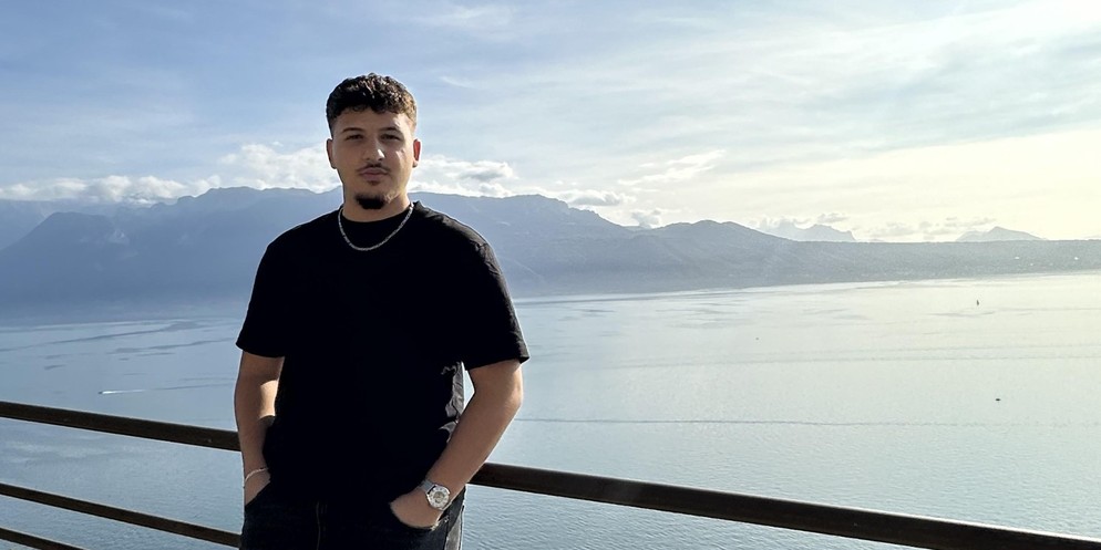 Wael Abdalwahab ist mit seiner Familie in Gaza viel am Meer.