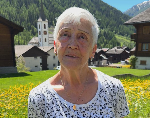 Xaveria Rieder im Lötschental leidet mit den Bewohnerinnen und Bewohnern von Blatten mit.