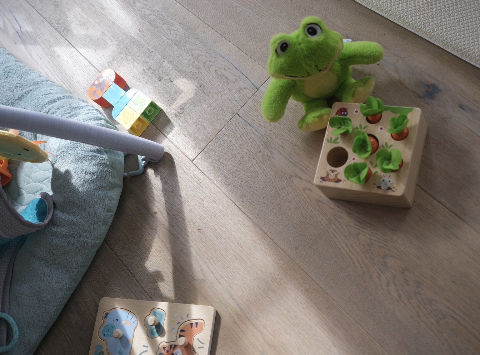 Einblick ins Kinderzimmer.