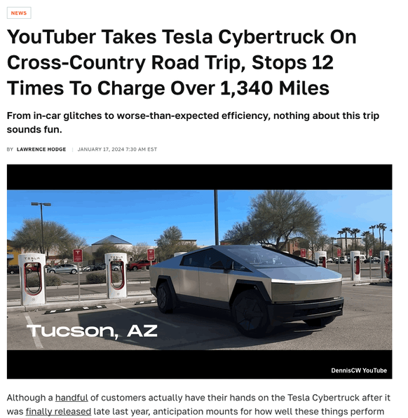 https://www.jalopnik.com/youtuber-takes-tesla-cybertruck-on-cross-country-roadtr-1851171017/