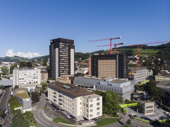 Im Kantonsspital St. Gallen werden derzeit 45 Covid-Patienten behandelt.