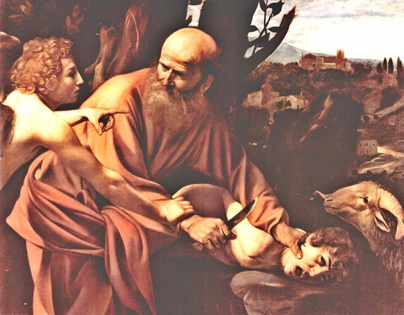 Gemälde von Caravaggio:&nbsp;«Die Opferung Isaaks».