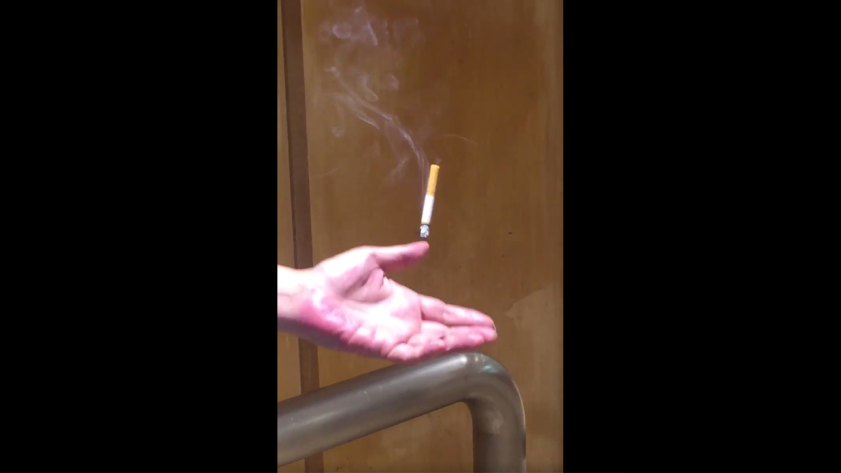 1X Schrumpfende Zigarette Abnehmende Verschwindende Zigarre Zaubertrick JM 