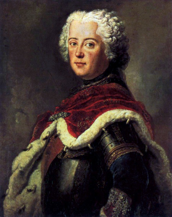 Der junge Friedrich, 1739.