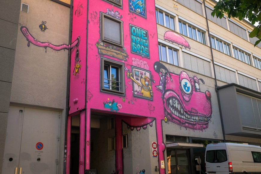 Streetart Festival 2023 – Farbenfrohes Mural von den Künstlern One Truth, 03.06.2023