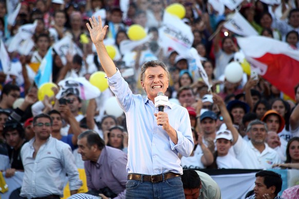 Mauricio Macri liegt in Umfragen vorn.